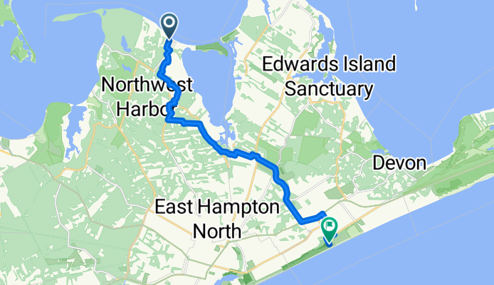 to the beach.