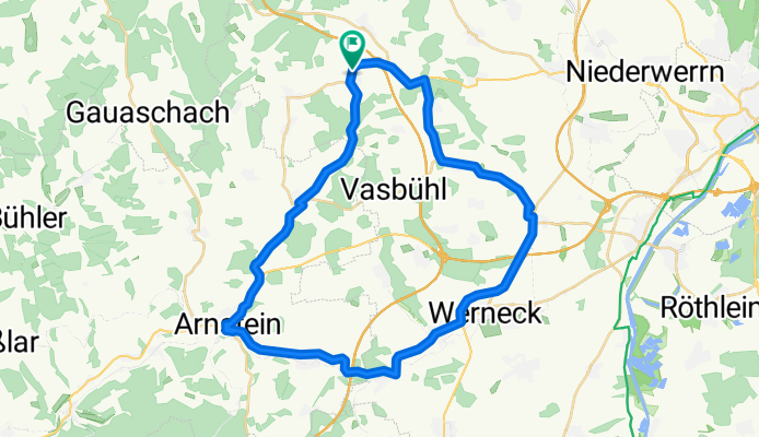 Leichte Tour für Hobbyfahrer