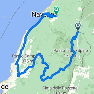 Monte Baldo to Navene via Bocca di Navene