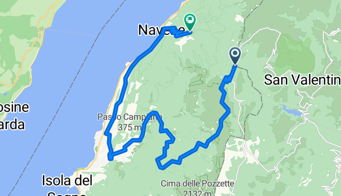 Monte Baldo to Navene via Bocca di Navene