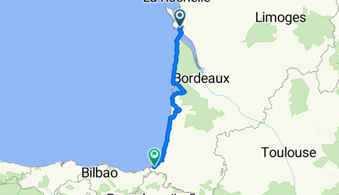 Breuillet to Saint Jean de Luz