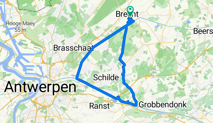 half rondje kanaal