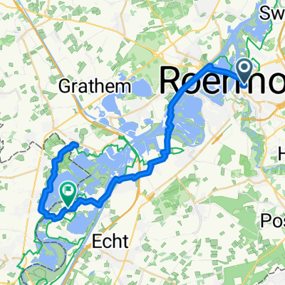 Roermond to Thorn via Stephentown - Ophoven Ferry