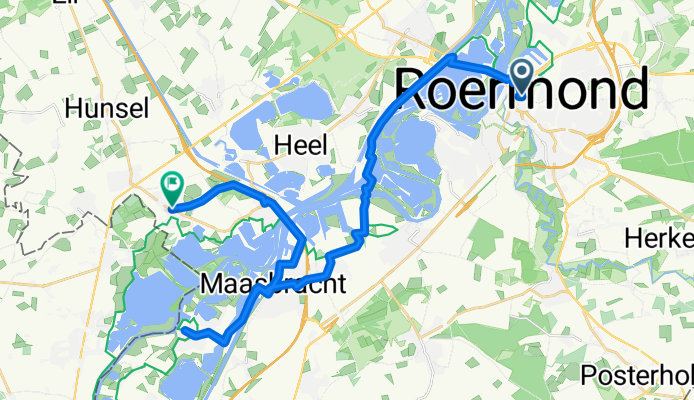 Roermond to Thorn - No Ferry