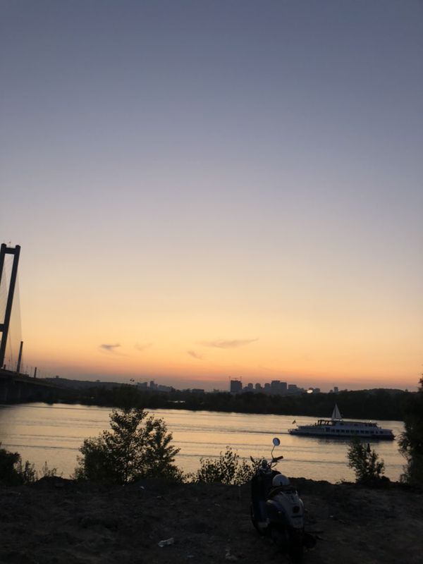 Slow ride in Kyiv