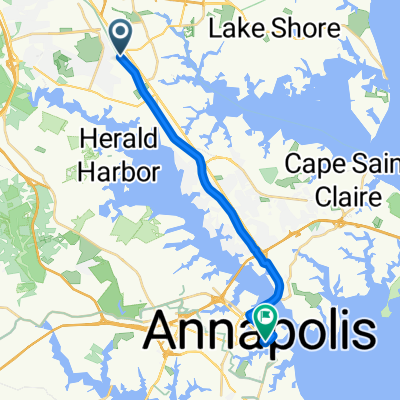 2019-09-01 ride to Annapolis