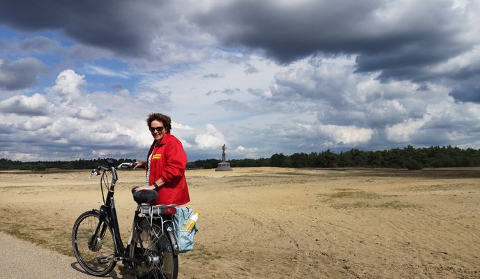 Photo 2 of the Bikemap route "Park Hoge Veluwe. route 1 &gt; Otterlo Beek &amp; Hei"
