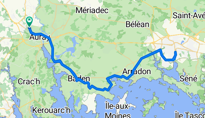 Auray to Vannes