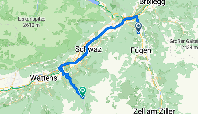 Manderrunde E-Bike Schlitters-Innerst-Weidenerhütte