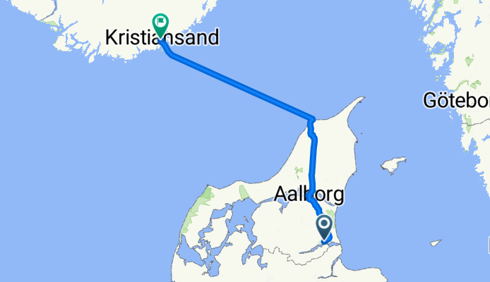 Day 3 Hadsund to Grim, Kristiansand