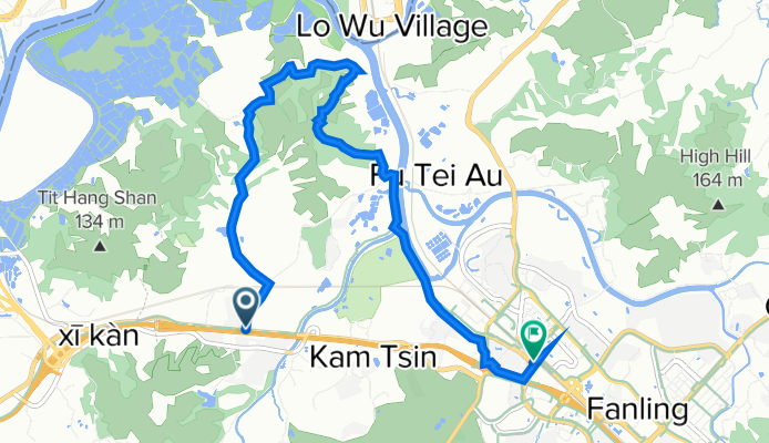 河上鄉路 馬草壟 料壆 得月樓 大石磨 快景路 上水站