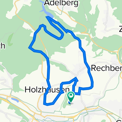 19,3km, Faurndau - Herrenbachstausee - Holzhausen - Faurndau