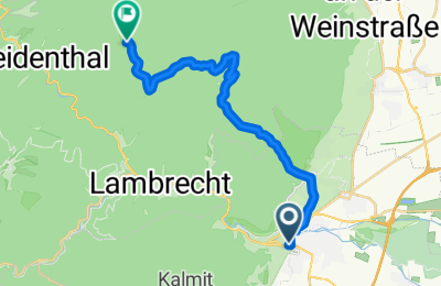 Route in der Bikemap App öffnen