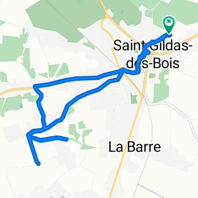 Itinéraire modéré en Saint-Gildas-des-Bois