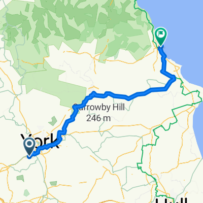 York to Scarborough - Sue's version