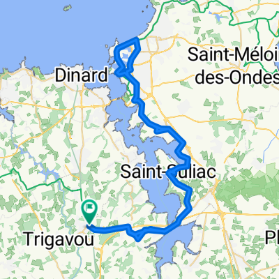 Pleslin Trigavou to St.Malo for Crepes