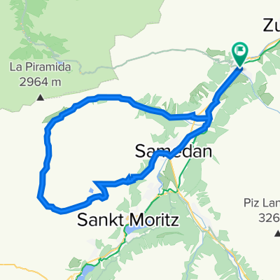 la punt-bever-piz nair-samedan-la punt