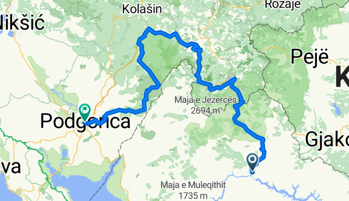 Albania Fierze - Podgorica