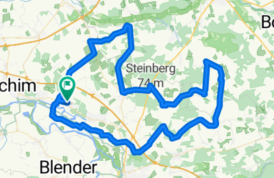 Route in der Bikemap App öffnen