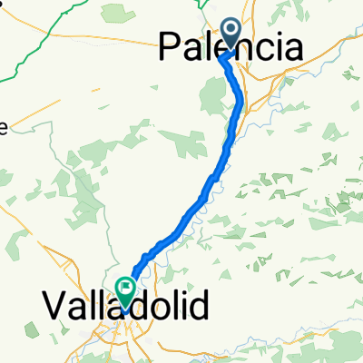 palencia to valladolid road/cc