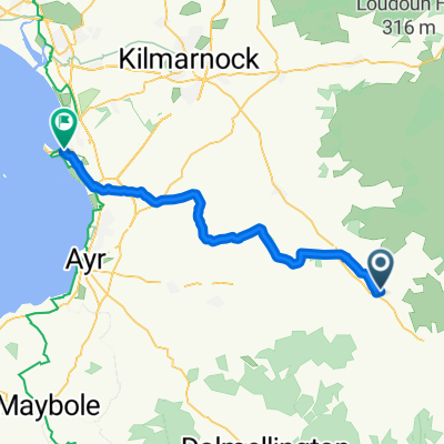 Cumnock job to Troon digs