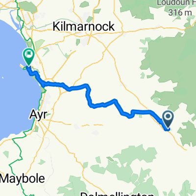 Cumnock to Troon