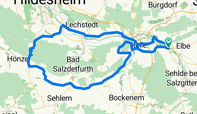 Von Baddeckenstedt über den Roten Berg