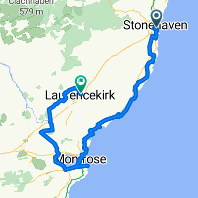 St Cyrus Montrose and House of Dun