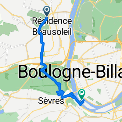 Tout droit à l'intérieur Boulogne-Billancourt