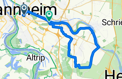 Route in der Bikemap App öffnen