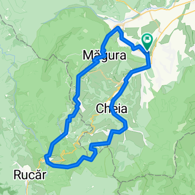 Predelut - Bran - Moieciu Jos - Cheia - Fundatica - Valea Cheii - Dambovicioara - Ciocanu - Sirnea - Pestera - Magura - Zarnesti - Predelut