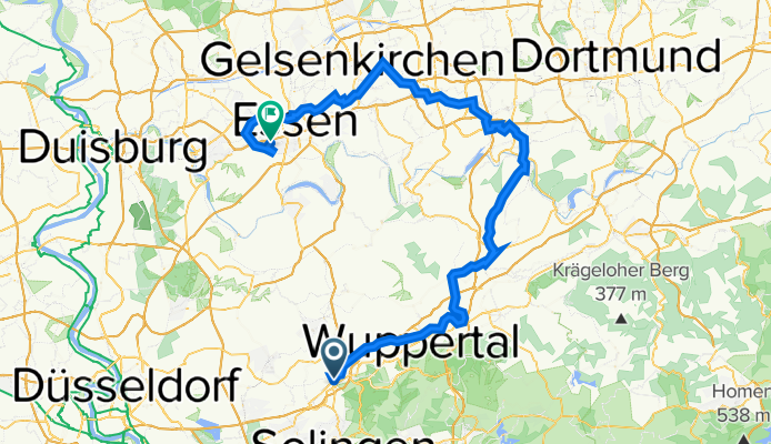 Wuppertal Witten Bochum Essen