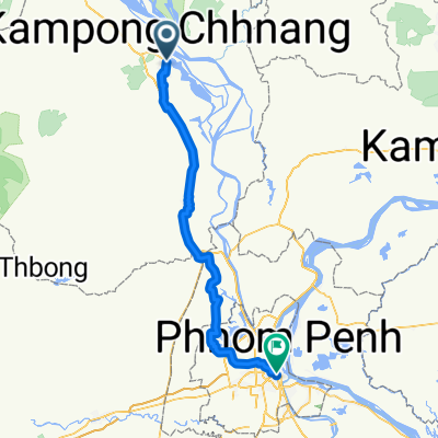 Kompong Chhnang nach Phnom Penh