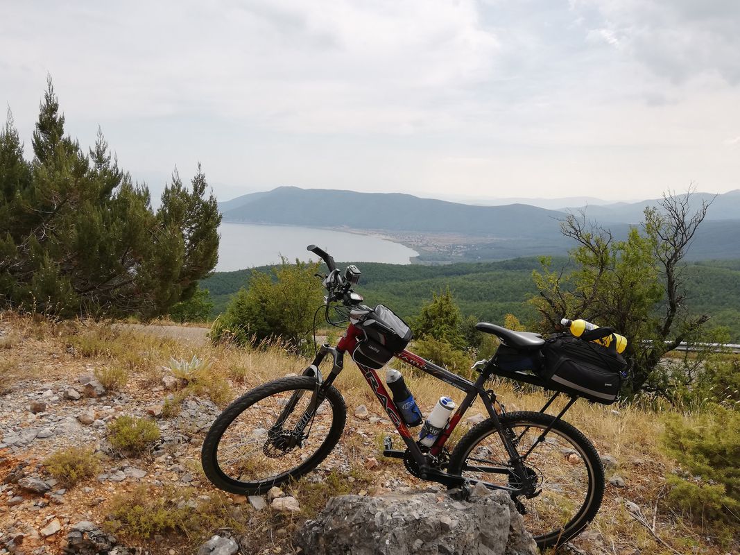 Stenje to galichica Ohrid lake view