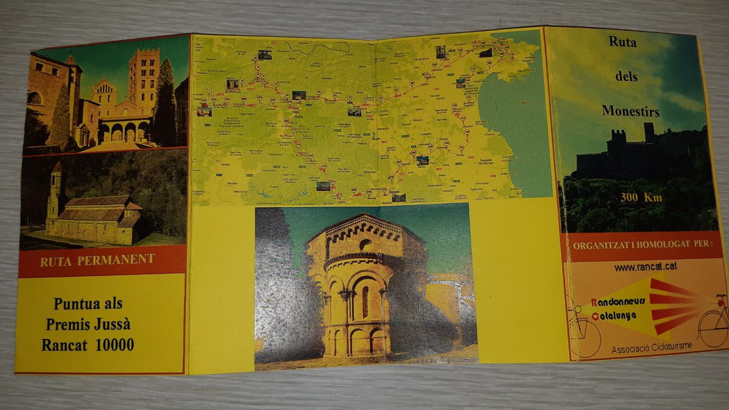 Ruta dels Monestirs (Brevet 300) Corregida y más segura