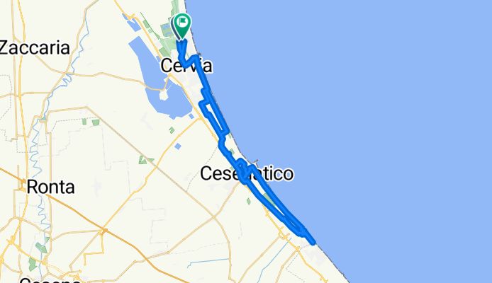 Percorso sportivo in Milano Marittima