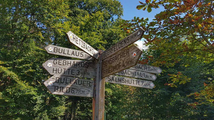 von Eberbach nach Höchst über die Odenwaldhöhen