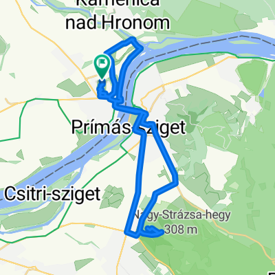 K rozhledně na Kis-Strasza-hegy