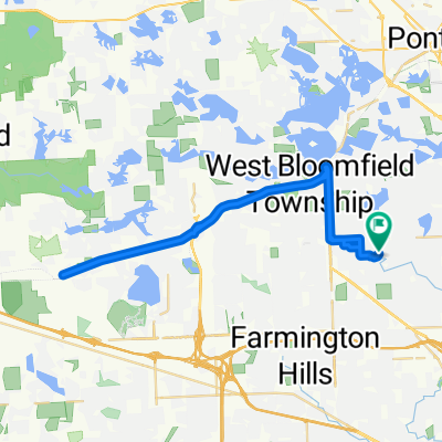 Slow ride in West Bloomfield
