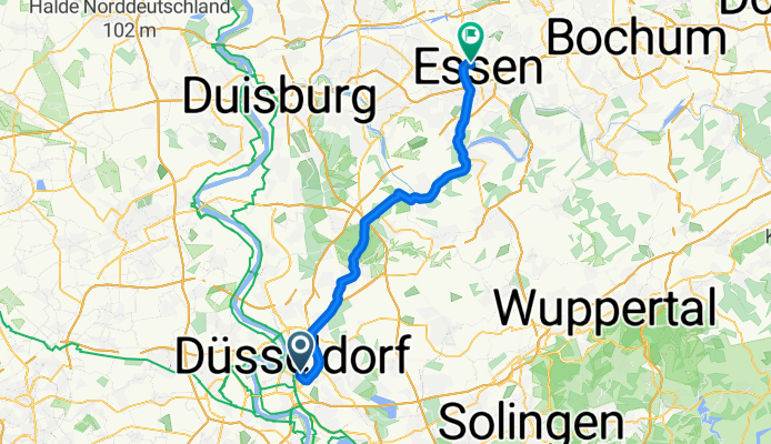 Düsseldorf - Essen CLONED FROM ROUTE 225330