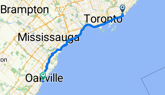 Toronto To Oakville