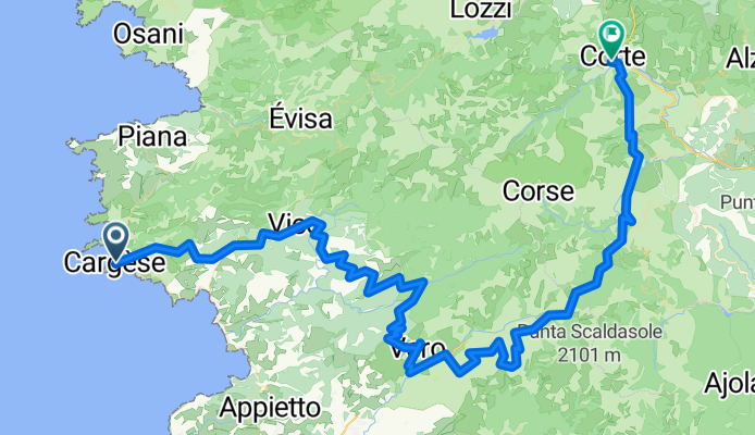 GACorse 5 bis - Cargèse-Corte