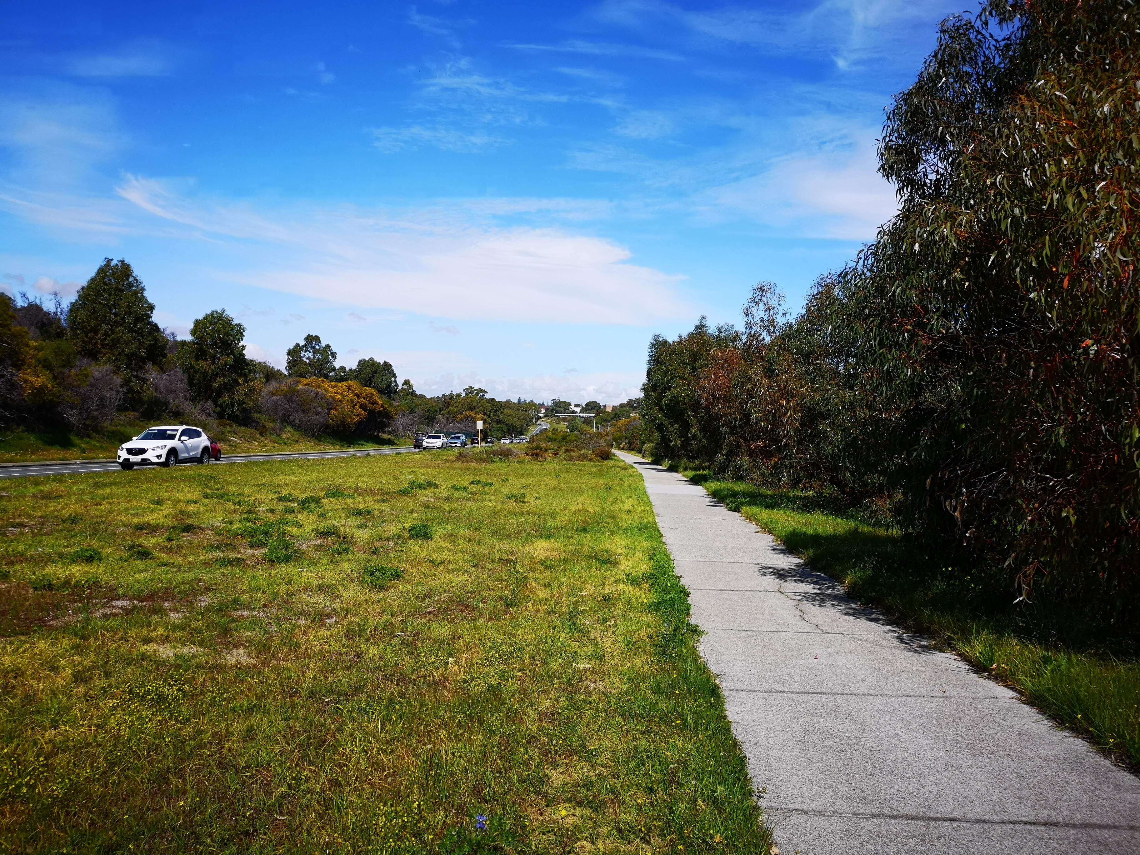 Oats st to Victoria st to westcoast highway back via Swanbourne subi to perth oats st