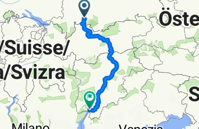 Route in der Bikemap App öffnen