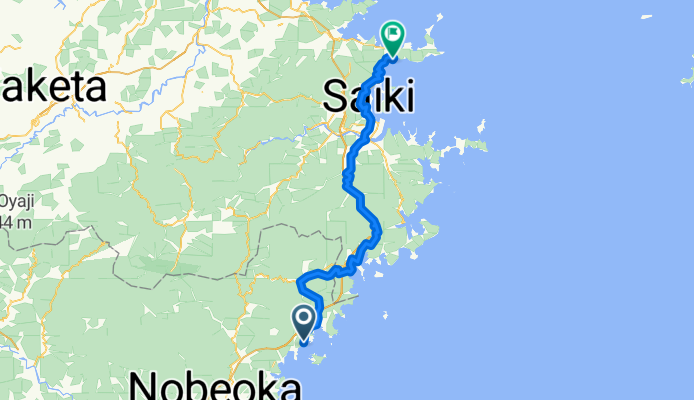 Nobeoka to Saiki