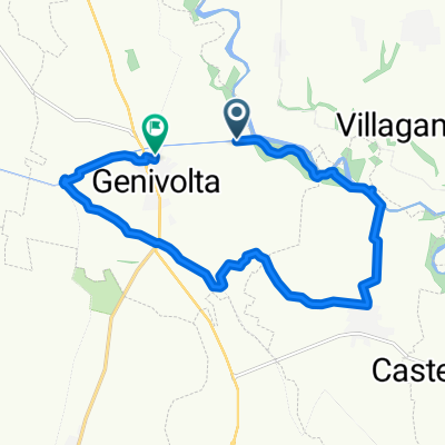 From Genivolta to Azzanello , only for mountain bike