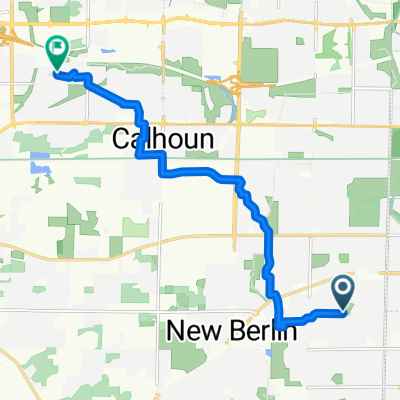 Sporty route in New Berlin