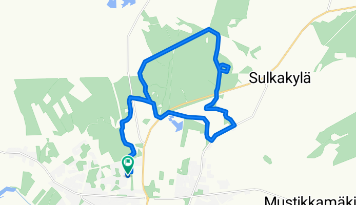Lumimaa-varikko-Rainkallio-Rasvatie-Lumimaa