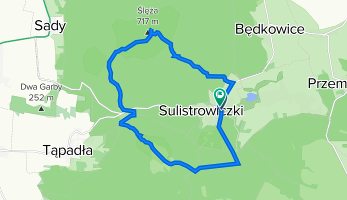 Sulistrowiczki - Radunia - Tąpadła - Ślęża - Sulistrowiczki