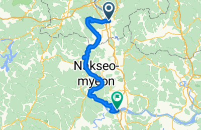 Route in der Bikemap App öffnen